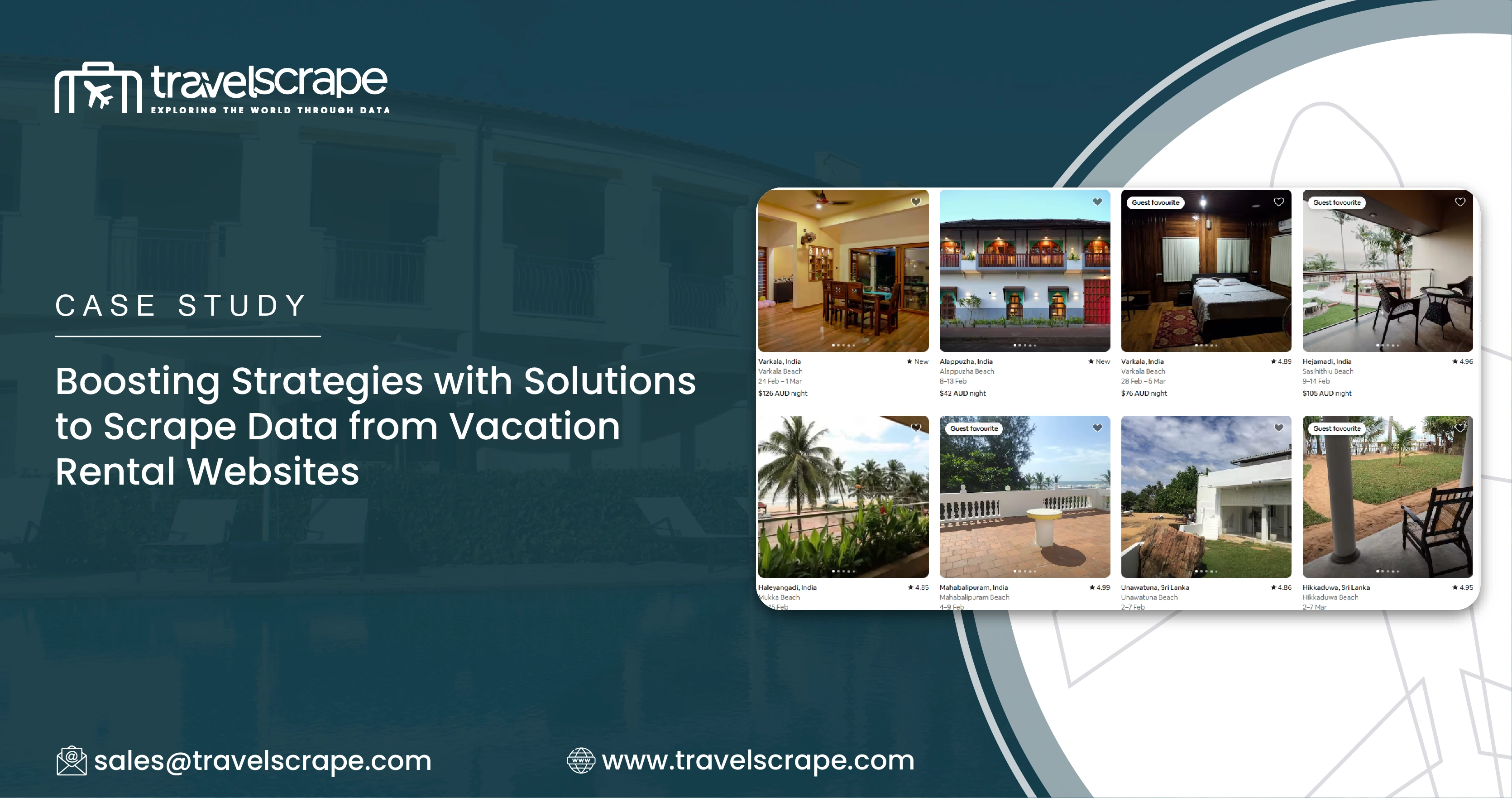 Boosting Strategies with Solutions to Scrape Data from Vacation Rental Websites